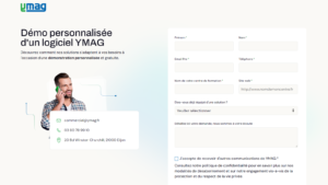 page de demande pour le logiciel Ypareo